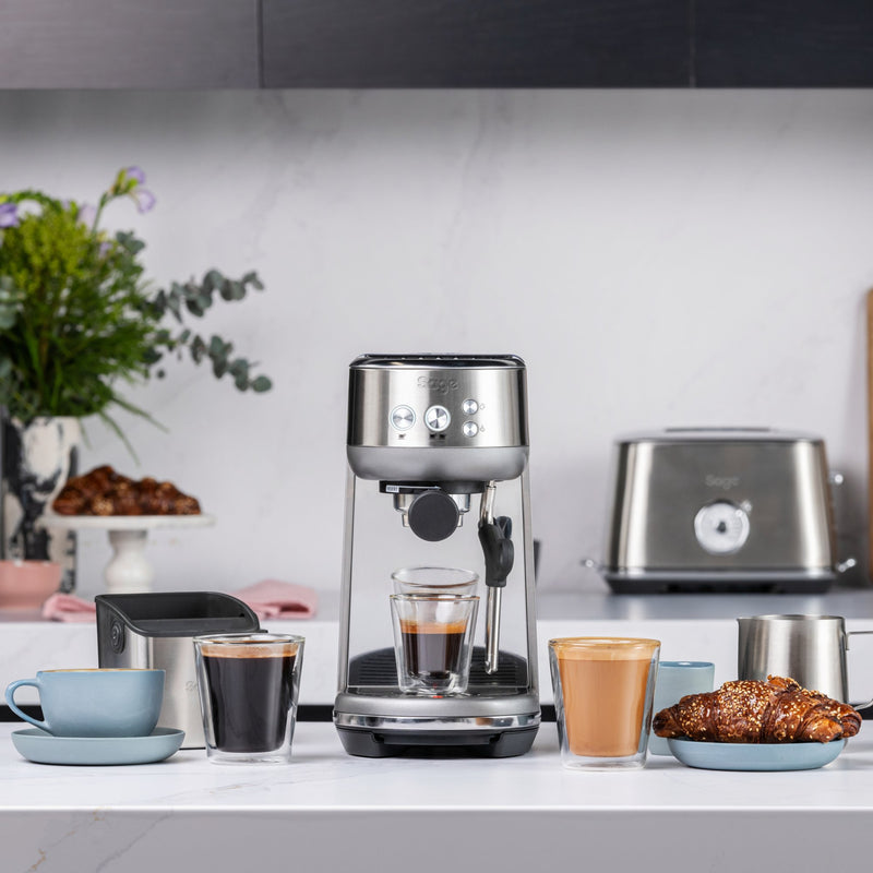 Sage SES 450 BSS Espressomaskine - The Bambino Brushed Stainless Steel